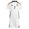 Maillot de Supporter Allemagne Kai Havertz 7 Domicile Euro 2024 Pour Enfant